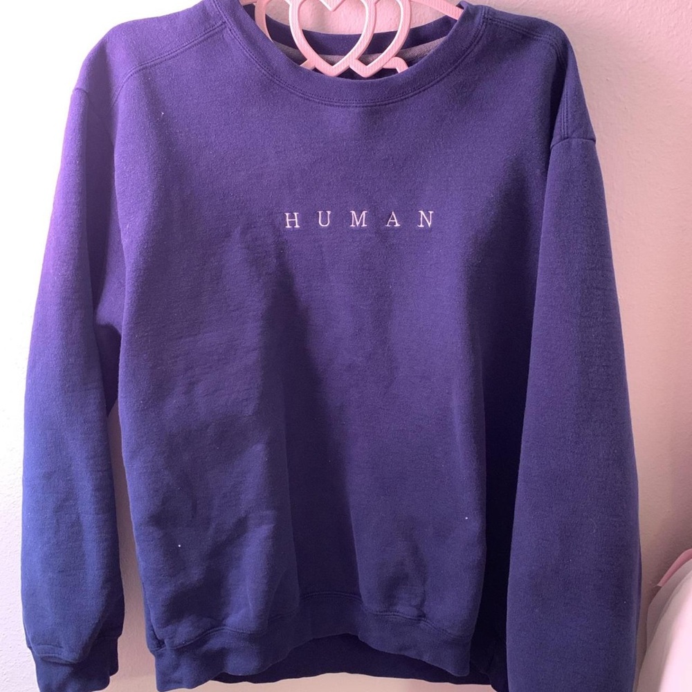 Gildan Purple Crewneck Sweatshirt Comfortable Pullover